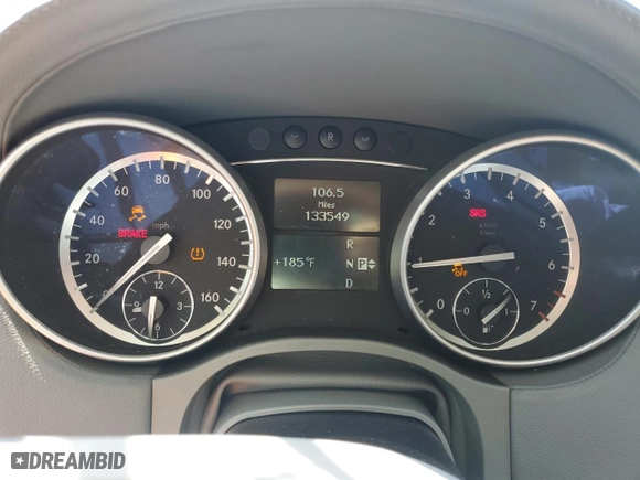 2012 Mercedes-Benz GL-Class GL 450 with VIN 4JGBF7BEXCA798977, listed as a Copart auction lot 48613755 with 133,549 mi miles and Salvage Title. Bid and sale history available at carsss.com. Image 9.