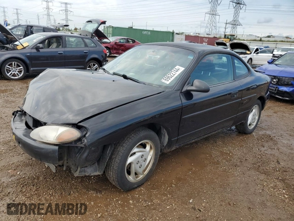 2000 Ford Escort ZX2 z VIN 3FAKP1135YR255974, wystawiony jako Copart lot #69622744 z przebiegiem 97 834 mil mil oraz Szkoda całkowita • Salvage title. Historia ofert i sprzedaży dostępna na DreamBid. Obrazek 1.