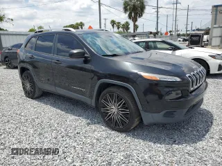2015 Jeep Cherokee Sport with VIN 1C4PJLAB6FW657131, listed as a Copart auction lot 55533255 with 186,263 mi miles and Clean Title. Bid and sale history available at carsss.com. Image 4.
