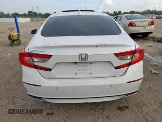2021 Honda Accord EX-L with VIN 1HGCV1F51MA059843, listed as a Copart auction lot 58051255 with 35,719 mi miles and Salvage title. Bid and sale history available at DreamBid. Image 6.