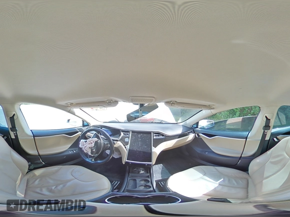 2013 Tesla Model S с VIN 5YJSA1CN3DFP05949, выставлен на аукционе Copart как лот 61244825 с пробегом 174 022 миль миль и Списание • Salvage title. История ставок и продаж доступна на DreamBid. Изображение 16.