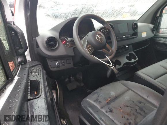 2024 Mercedes-Benz Sprinter with VIN W1Y4KDHY0RT167205, listed as a Copart auction lot 83972734 with 16,438 mi miles and Salvage Title. Bid and sale history available at DreamBid. Image 8.
