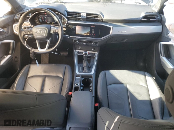 2021 Audi Q3 S line Premium with VIN WA1DECF39M1024927, listed as a Copart auction lot 41340675 with 100,886 mi miles and Salvage Title. Bid and sale history available at carsss.com. Image 8.