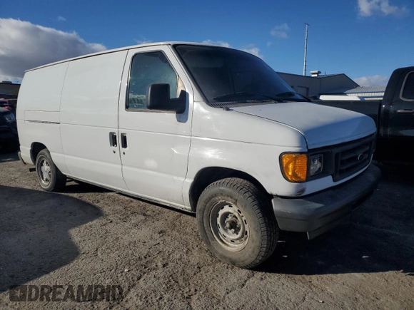 2003 Ford Econoline Cargo with VIN 1FTRE14213HB16422, listed as a Copart auction lot 44203415 with 87,658 mi miles and Salvage Title. Bid and sale history available at carsss.com. Image 4.