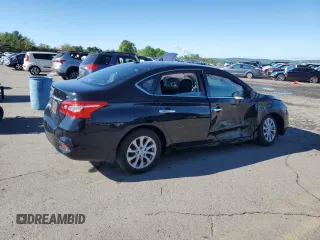 2018 Nissan Sentra S with VIN 3N1AB7AP4JY348669, listed as a Copart auction lot 55848195 with 50,700 mi miles and Salvage Title. Bid and sale history available at DreamBid. Image 3.