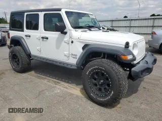 2018 Jeep Wrangler Unlimited Sport S z VIN 1C4HJXDG9JW143513, wystawiony jako Copart lot #55415625 z przebiegiem 133 294 mil mil oraz Szkoda całkowita • Salvage title. Historia ofert i sprzedaży dostępna na DreamBid. Obrazek 4.