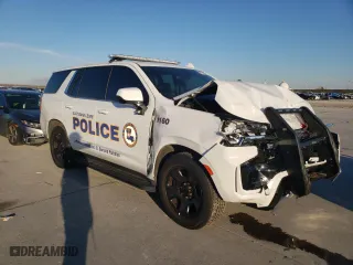 2022 Chevrolet Tahoe Commercial with VIN 1GNSCLED9NR139101, listed as a Copart auction lot 43199904 with 8,051 mi miles and Salvage Title. Bid and sale history available at carsss.com. Image 4.