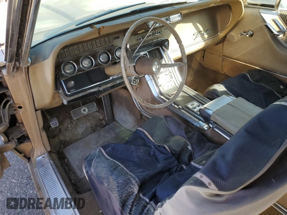 1965 Ford Thunderbird with VIN 5Y83Z146154, listed as a Copart auction lot 80731964 with 80,916 mi miles and Clean Title. Bid and sale history available at DreamBid. Image 8.