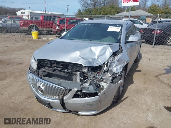 2010 Buick LaCrosse CXL with VIN 1G4GC5EG8AF143653, listed as a IAAI auction lot 41764614 with 118,717 mi miles. Bid and sale history available at carsss.com. Image 2.