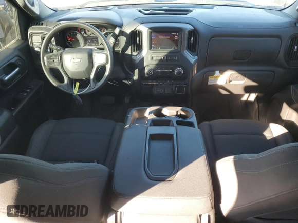 2022 Chevrolet Silverado 1500 Custom with VIN 3GCPABEK8NG556562, listed as a Copart auction lot 79316624 with 59,196 mi miles and Salvage Title. Bid and sale history available at DreamBid. Image 8.