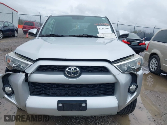 2016 Toyota 4Runner Limited with VIN JTEBU5JR1G5311288, listed as a IAAI auction lot 41933882 with 122,505 mi miles and . Bid and sale history available at DreamBid. Image 12.