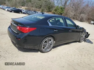 2014 Infiniti Q50 Premium with VIN JN1BV7AR0EM685524, listed as a Copart auction lot 53680535 with 175,661 mi miles and Clean Title. Bid and sale history available at carsss.com. Image 3.