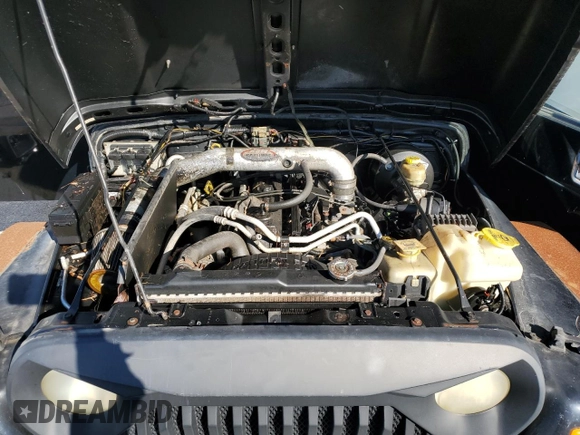 2004 Jeep Wrangler Sport with VIN 1J4FA49S24P754155, listed as a Copart auction lot 45699575 with 147,670 mi miles and Non Repairable. Bid and sale history available at carsss.com. Image 11.
