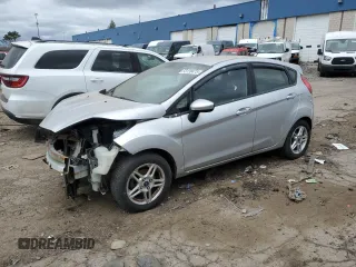 2018 Ford Fiesta SE with VIN 3FADP4EJ0JM127597, listed as a Copart auction lot 53128475 with 105,397 mi miles and Clean Title. Bid and sale history available at carsss.com. Image 1.