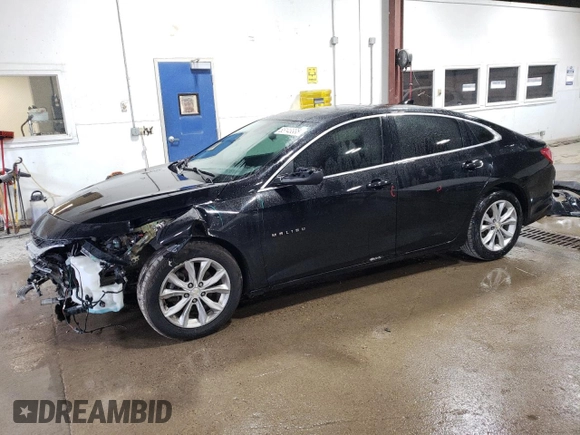 2019 Chevrolet Malibu LT with VIN 1G1ZD5ST3KF112784, listed as a Copart auction lot 55143335 with 122,987 mi miles and Salvage Title. Bid and sale history available at DreamBid. Image 1.