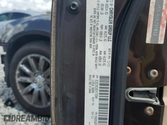 2012 Chrysler 300 Limited z VIN 2C3CCACG9CH173300, wystawiony jako Copart lot #52019775 z przebiegiem 128 492 mil mil oraz Szkoda całkowita • Salvage title. Historia ofert i sprzedaży dostępna na DreamBid. Obrazek 13.