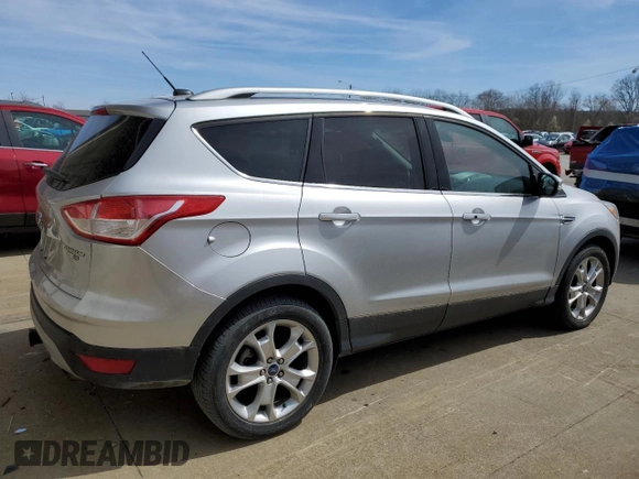 2016 Ford Escape Titanium with VIN 1FMCU9J9XGUC08422, listed as a Copart auction lot 50080525 with 40,370 mi miles and Salvage Title. Bid and sale history available at carsss.com. Image 3.