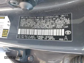 2011 Toyota Prius I with VIN JTDKN3DUXB5298300, listed as a IAAI auction lot 41988147 with 182,138 mi miles. Bid and sale history available at carsss.com. Image 9.