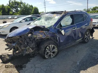 2017 Nissan Rogue SL with VIN 5N1AT2MTXHC733786, listed as a Copart auction lot 61222985 with Not provided miles and Salvage title. Bid and sale history available at DreamBid. Image 1.