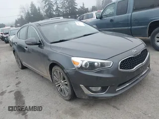 2014 Kia Cadenza Premium with VIN KNALN4D76E5129901, listed as a IAAI auction lot 41355927 with 150,607 mi miles and . Bid and sale history available at DreamBid. Image 1.