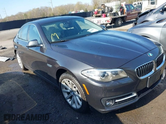 2015 BMW 5 Series 535i xDrive with VIN WBA5B3C55FD540905, listed as a IAAI auction lot 41892885 with 103,598 mi miles. Bid and sale history available at carsss.com. Image 1.