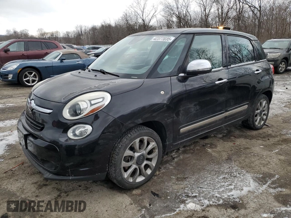 2014 FIAT 500L Lounge with VIN ZFBCFACH4EZ022463, listed as a Copart auction lot 42377035 with 110,575 mi miles and Clean Title. Bid and sale history available at DreamBid. Image 1.