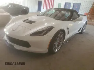 2019 Chevrolet Corvette Grand Sport 2LT with VIN 1G1YY3D78K5113083, listed as a Copart auction lot 79582034 with 6,532 mi miles and Non Repairable. Bid and sale history available at carsss.com. Image 1.