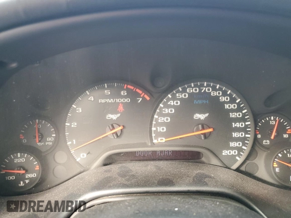 2003 Chevrolet Corvette with VIN 1G1YY22G535123973, listed as a Copart auction lot 81056584 with 127,151 mi miles and Salvage Title. Bid and sale history available at carsss.com. Image 9.