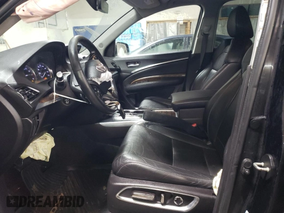 2019 Acura MDX Technology with VIN 5J8YD4H54KL034427, listed as a Copart auction lot 87233334 with 81,896 mi miles and Salvage title. Bid and sale history available at DreamBid. Image 7.