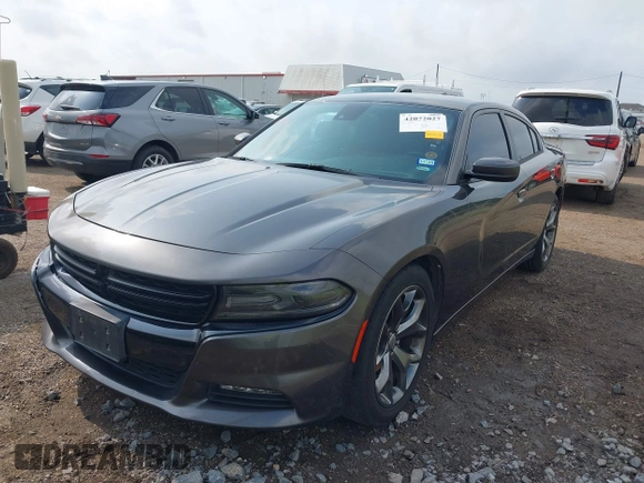 2015 Dodge Charger SXT with VIN 2C3CDXHG7FH886502, listed as a IAAI auction lot 42072027 with 105,034 mi miles and . Bid and sale history available at DreamBid. Image 6.