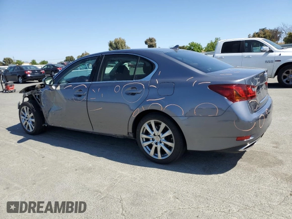 2013 Lexus GS 350 with VIN JTHBE1BLXD5016656, listed as a Copart auction lot 58425285 with 104,059 mi miles and Salvage title. Bid and sale history available at DreamBid. Image 2.