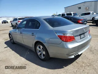 2006 BMW 5 Series 530i with VIN WBANE735X6CM34146, listed as a Copart auction lot 49740535 with 121,958 mi miles and Salvage Title. Bid and sale history available at carsss.com. Image 2.