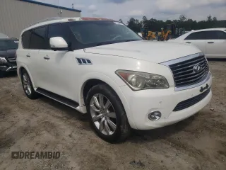 2013 Infiniti QX56 with VIN JN8AZ2NF2D9550468, listed as a Copart auction lot 67254674 with 138,193 mi miles and Clean Title. Bid and sale history available at carsss.com. Image 4.