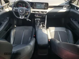2021 Kia K5 GT-Line with VIN 5XXG64J2XMG064684, listed as a Copart auction lot 43003975 with 38,782 mi miles and Salvage Title. Bid and sale history available at carsss.com. Image 8.