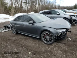 2018 Audi S4 Prestige z VIN WAUC4AF46JA001857, wystawiony jako Copart lot #47186315 z przebiegiem Nie podano mil oraz Szkody całkowita. Historia ofert i sprzedaży dostępna na DreamBid. Obrazek 4.