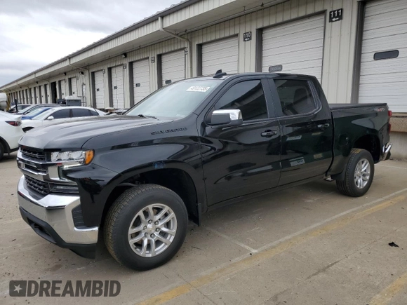 2021 Chevrolet Silverado 1500 LT with VIN 1GCUYDED2MZ262715, listed as a Copart auction lot 49122735 with 83,864 mi miles and Salvage Title. Bid and sale history available at carsss.com. Image 1.