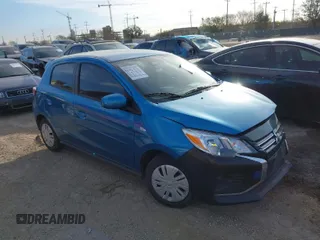 2022 Mitsubishi Mirage ES z VIN ML32AUHJXNH007589, wystawiony jako IAAI lot #41686671 z przebiegiem 12 764 mil mil oraz . Historia ofert i sprzedaży dostępna na DreamBid. Obrazek 1.