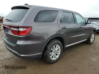 2014 Dodge Durango SXT with VIN 1C4RDJAG6EC550628, listed as a Copart auction lot 59740785 with 75,918 mi miles and Salvage title. Bid and sale history available at DreamBid. Image 3.
