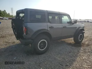 2024 Ford Bronco Badlands with VIN 1FMEE9BP4RLA21303, listed as a Copart auction lot 53457375 with 13,881 mi miles and Salvage title. Bid and sale history available at DreamBid. Image 3.