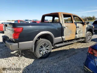 2017 Nissan Titan XD SV with VIN 1N6BA1F46HN507177, listed as a Copart auction lot 79248004 with 0 mi miles and Salvage Title. Bid and sale history available at carsss.com. Image 3.