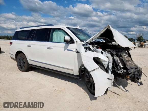 2022 Lincoln Navigator Reserve с VIN 5LMJJ3KT9NEL01203, выставлен на аукционе Copart как лот 60660935 с пробегом 55 812 миль миль и Списание • Salvage title. История ставок и продаж доступна на DreamBid. Изображение 4.