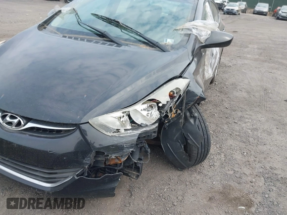 2013 Hyundai Elantra GLS with VIN 5NPDH4AEXDH183301, listed as a IAAI auction lot 42449779 with 223,968 mi miles and . Bid and sale history available at DreamBid. Image 6.