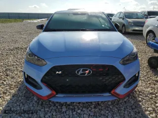 2019 Hyundai Veloster N with VIN KMHT36AH0KU001698, listed as a Copart auction lot 63129924 with 33,562 mi miles and Salvage Title. Bid and sale history available at carsss.com. Image 5.