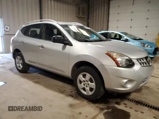 2015 Nissan Rogue S z VIN JN8AS5MVXFW251183, wystawiony jako Copart lot #56011665 z przebiegiem 79 425 mil mil oraz Szkody całkowita. Historia ofert i sprzedaży dostępna na DreamBid. Obrazek 4.