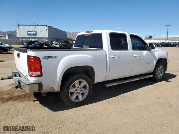 2013 GMC Sierra 1500 SLT with VIN 3GTP2WE76DG247865, listed as a Copart auction lot 48549805 with 0 mi miles and Salvage Title. Bid and sale history available at carsss.com. Image 3.