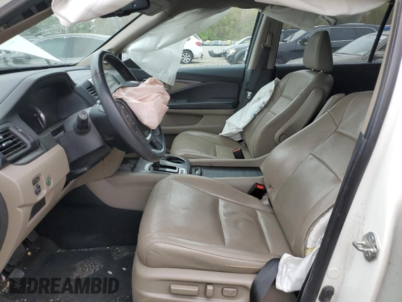 2018 Honda Pilot EX-L with VIN 5FNYF5H59JB031085, listed as a Copart auction lot 53874525 with Not provided miles and Salvage title. Bid and sale history available at DreamBid. Image 7.