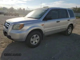 2006 Honda Pilot LX z VIN 5FNYF28166B031046, wystawiony jako Copart lot #51090455 z przebiegiem 284 744 mil mil oraz Czysty tytuł • Clean title. Historia ofert i sprzedaży dostępna na DreamBid. Obrazek 1.