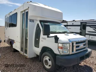 2014 Ford Econoline Commercial with VIN 1FDEE3FL9EDA91811, listed as a Copart auction lot 57328594 with 204,360 mi miles and Clean Title. Bid and sale history available at carsss.com. Image 4.