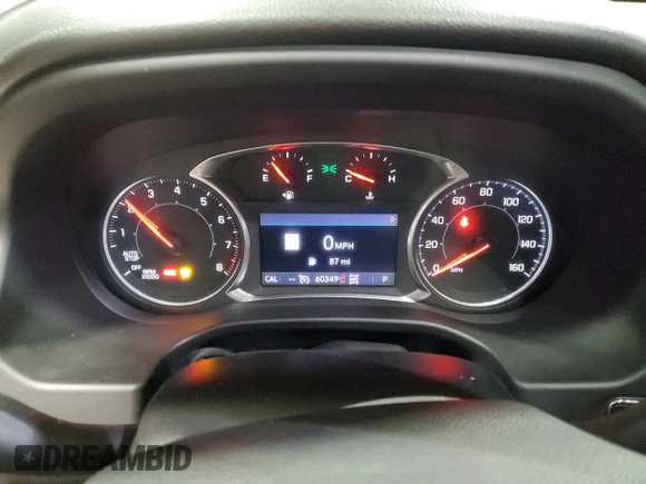 2020 GMC Acadia SLT with VIN 1GKKNULS5LZ215702, listed as a Copart auction lot 45477075 with 60,349 mi miles and Salvage Title. Bid and sale history available at DreamBid. Image 9.