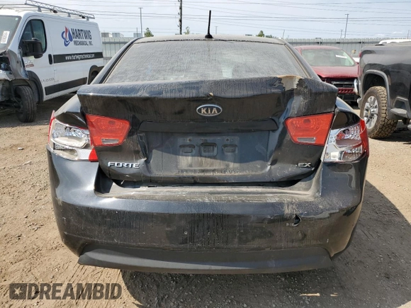 2013 Kia Forte EX with VIN KNAFU4A24D5699029, listed as a Copart auction lot 71369224 with 0 mi miles and Salvage Title. Bid and sale history available at carsss.com. Image 6.
